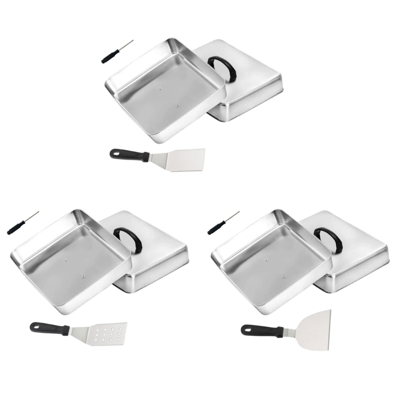 Camping Cooking Flat Top - 547F Quadratische Kochabdeckung für Mahlzeiten mit
