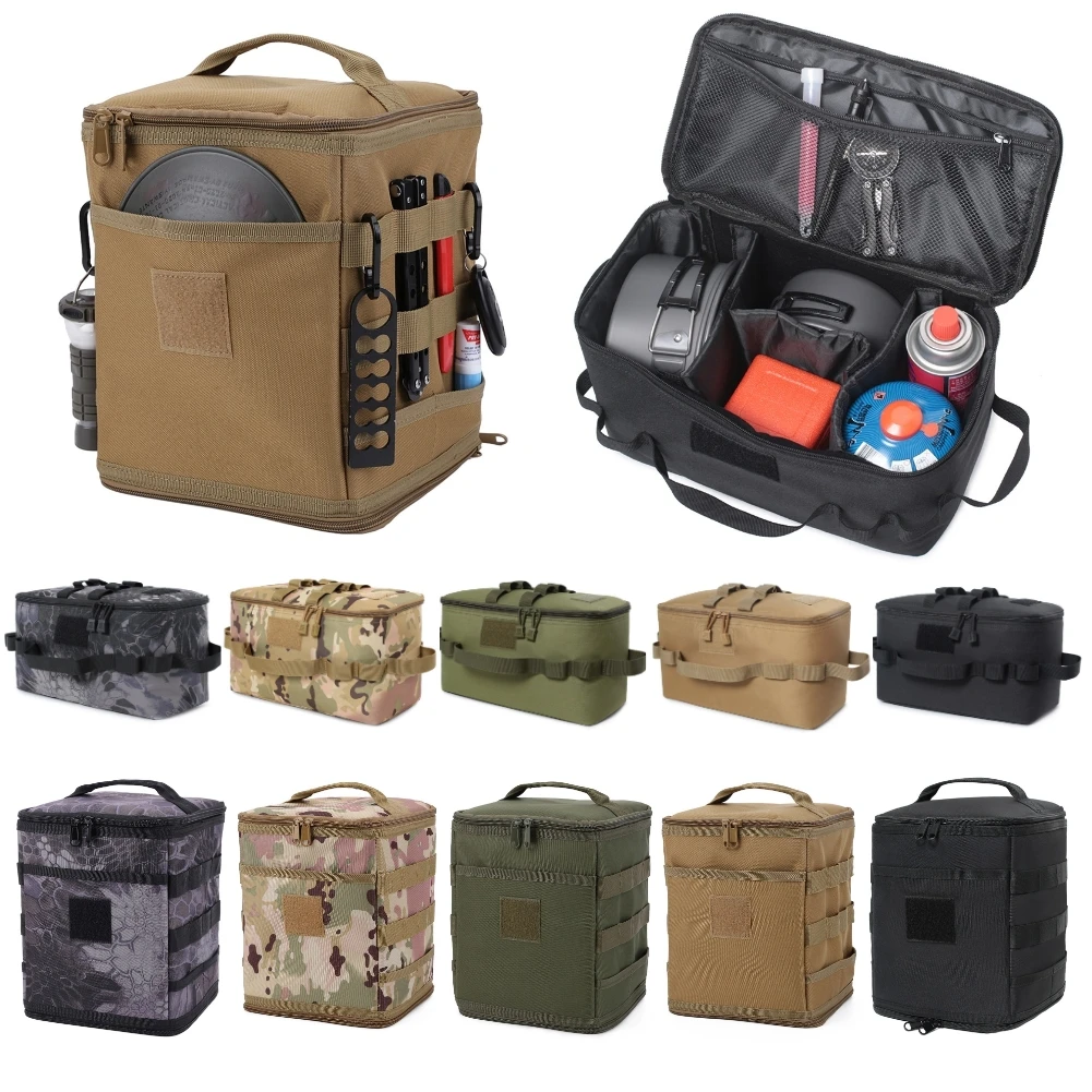 Camping Cooking Organizer - Taktische Tasche Camping Aufbewahrungstasche Kochutensilien Organizer