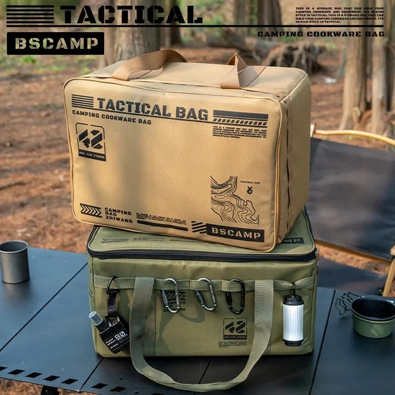 Camping Cooking Organizer - 30L/42L/56L Große Kapazität Faltbare Isolierte Wasserdichte