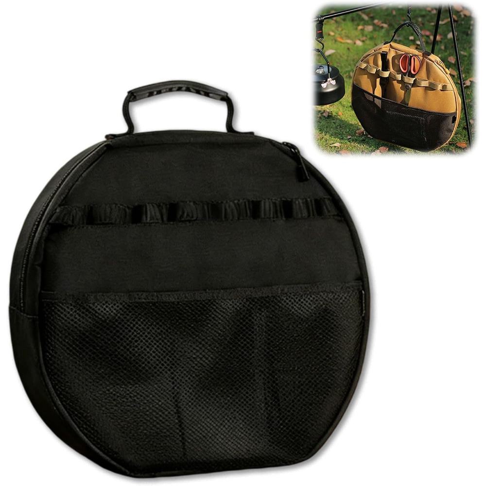 Camping Cooking Organizer - Grillpfannen-Aufbewahrungstasche, Tragbare Tasche für Bratpfanne und