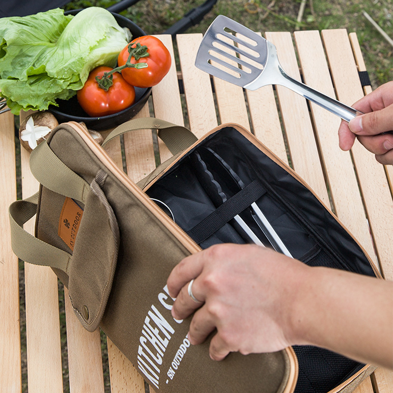 8-teiliges Camping-Kochgeschir – Camping Cooking Organizer Bewertung und Preis