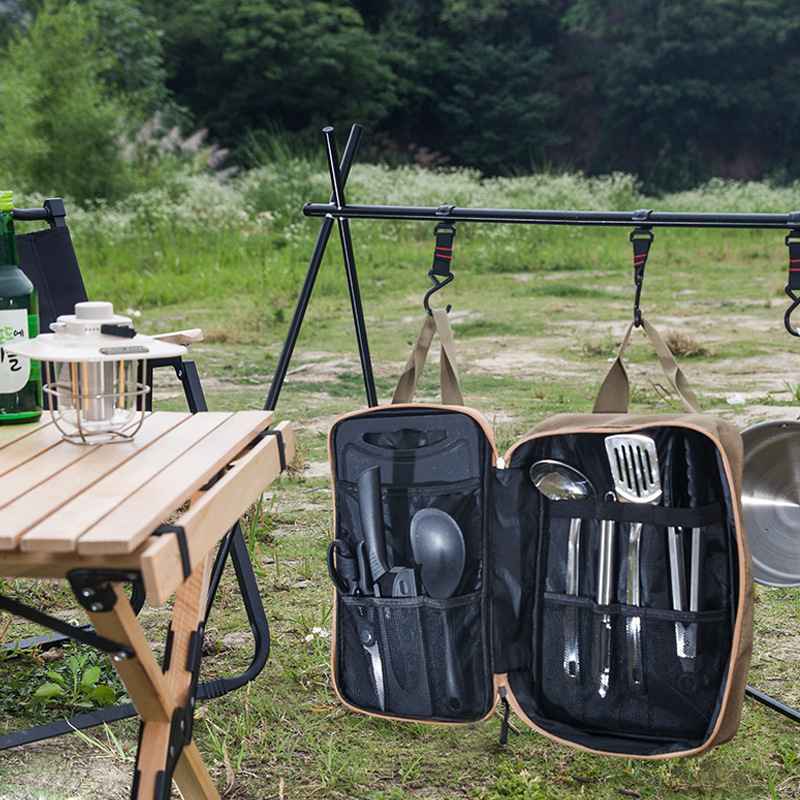 8-teiliges Camping-Kochgeschir – Camping Cooking Organizer Bewertung und Preis