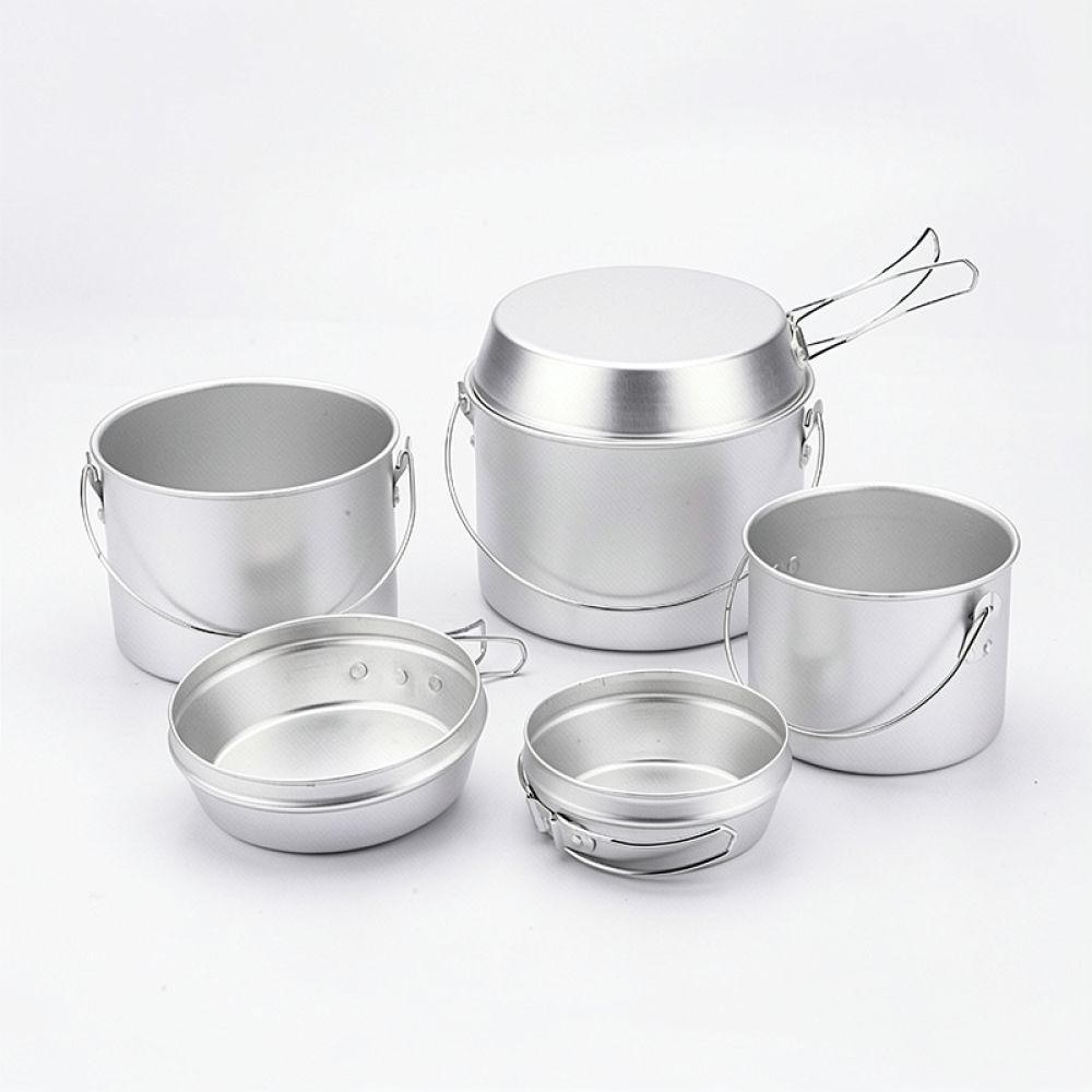 Tragbares Camping-Topfset aus  – Camping Cooking Dining Set Bewertung und Preis