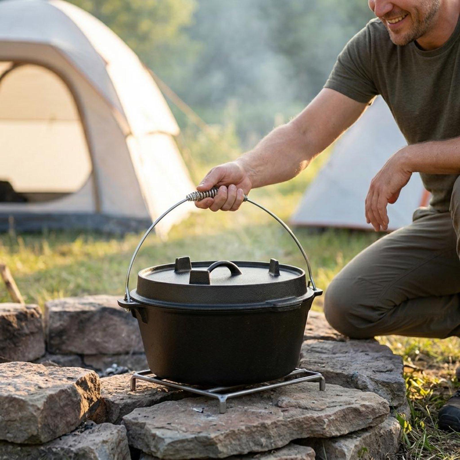 Unbeschichteter Gusseisen-Dutc – Camp Dutch Oven Cast Bewertung und Preis