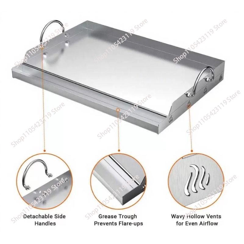 Edelstahl-Grillplatte BBQ-Werk – Camping Cooking Flat Top Bewertung und Preis
