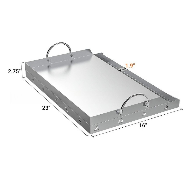 Edelstahl-Grillplatte, Grillwe – Camping Cooking Flat Top Bewertung und Preis